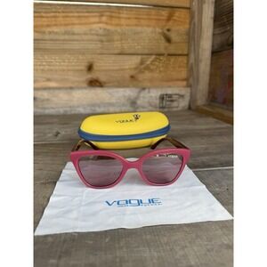 Vogue VJ2001 25537A Sunglasses Youth Kids Girl's Opal‎ Pink/Violet Mirror 45mm
